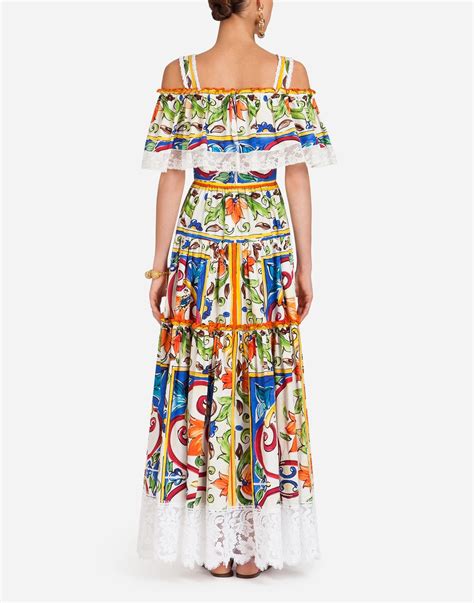 dolce gabbana cotton dress
